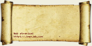 Neva Rajkov vizit kartica